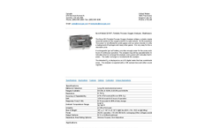 Portable Process Oxygen Analyzer 321WP Series- Brochure