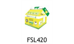 Bio Bin - Model FSL420 - 2 Litre Yellow Cardboard Based Clinical Waste Container