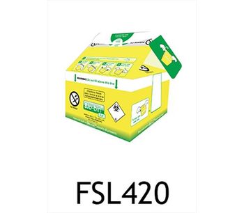 Bio Bin - Model FSL420 - 2 Litre Yellow Cardboard Based Clinical Waste Container
