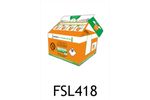 Bio Bin - Model FSL418 - 2 Litre Orange Cardboard Based Clinical Waste Container