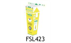 Bio-Bin - Model FSL423 - 6 Litre Pipette Yellow Cardboard Based Clinical Waste Container