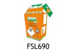 Bio Bin - Model FSL690 - 1 Litre Orange Cardboard Based Clinical Waste Container