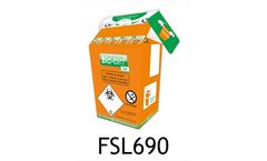 Bio Bin - Model FSL690 - 1 Litre Orange Cardboard Based Clinical Waste Container