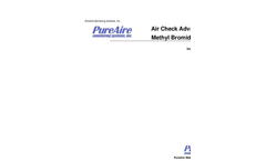 Air Check Advantage Ex Methyl Bromide Monitor - Manual Brochure