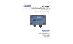Oxygen Monitor Manual- PureAire