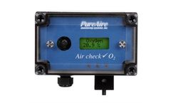 PureAire Monitoring Systems - Model 99016 - Air Check O2 Oxygen Deficiency Monitor