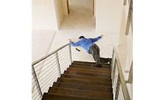 Slips, trips and falls at the workplace are no joke, say the HSE