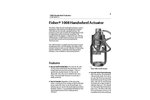 Fisher - 1008 - Manual Handwheel Actuator - Brochure