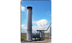 Enclosed air combustion for the natural gas industry