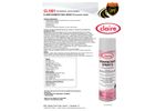 Claire - Model CL-1001 - Disinfectant Spray Q - Country Fresh Scent - 12 x 20 oz Cans/Case - Datasheet
