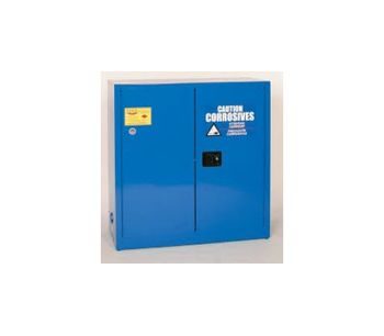 Eagle - Model CRA-30 - Metal Acid & Corrosive Safety Cabinet, 30 Gal. Blue, Two Door, Self Close