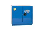 Eagle - Model CRA-70 - Metal Acid & Corrosive Safety Cabinet, 22 Gal. Blue, Two Door, Self Close