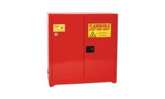 Eagle - Model PI-3010 - Paint & Ink Safety Cabinet, 40 Gal. Red, Two Door, Self Close