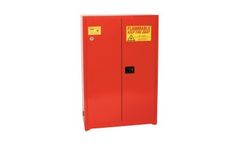 Eagle - Model PI-4510 - Paint & Ink Safety Cabinet, 60 Gal. Red, Two Door, Self Close