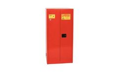 Eagle - Model PI-62 - Paint & Ink Safety Cabinet, 96 Gal. Red, Two Door, Manual Close