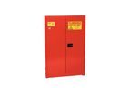 Eagle - Model PI-45 - Paint & Ink Safety Cabinet, 60 Gal. Red, Two Door, Self Sliding Close