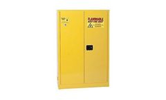 EAGLE - Model YPI-4510 - Paint & Ink Safety Cabinet, 60 Gal. Yellow, Two Door, Self Close