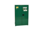 Eagle - Model PEST47 - Pesticide Safety Storage Cabinet, 45 Gal. Green, Two Door, Manual Close