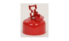 EAGLE - Model 1423 - Disposal Can, 2.5 Gal. Galvanized Steel - Red