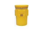 EAGLE - Model 1695 - Salvage Drum, 95 Gal. Yellow with Metal Band w/ Bolt