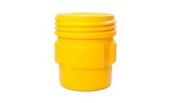 EAGLE - Model 1661 - Overpack Poly Drum, 65 Gal. Yellow with Screw-On Lid