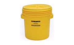 EAGLE - Model 1650 - Lab Pack Poly Drum, 20 Gal. Yellow with Screw-On Lid