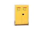EAGLE - Model HAZ1992 - HAZ-MAT Safety Cabinet, 60 Gal. Yellow, Two Door, Manual Close