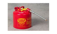 EAGLE - Model Type II U2-51-S - Safety Can, 5 Gal. Red with 7/8 O.D. Flex Spout
