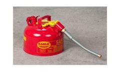 EAGLE - Model Type II U2-26-S - Safety Can, 2.5 Gal. Red with 7/8 O.D. Flex Spout