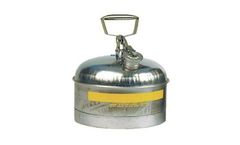 EAGLE - Model Type I 1313 - Safety Can, 2.5 Gal. Stainless Steel