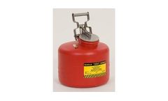 EAGLE - Model 1519 - Disposal Can, 5 Gal. Galvanized Steel - Red