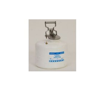 EAGLE - Model 1517 - Disposal Can, 3 Gal. Polyethylene - White