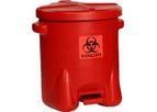 EAGLE - Model 947BIO - Biohazardous Waste Can, 14 Gal. Red Poly