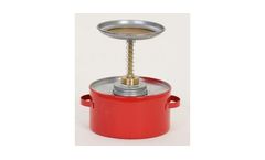 EAGLE - Model P-701 - Plunger Can 1 Qt. Metal - Red