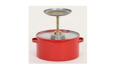 EAGLE - Model P-702 - Plunger Can 2 Qt. Metal - Red