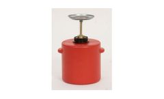 EAGLE - Model P-714 - Plunger Can 4 Qt. Poly - Red