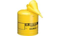 JUSTRITE - Model 7150210 - Type I Steel Safety Can for Flammables, With Funnel, 5 Gallon (19L)