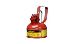 JUSTRITE - Model 10011 - Type I Steel Safety Can With Trigger Handle for Flammables, 1 Pint