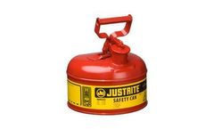 JUSTRITE - Model 7110100 - Type I Steel Safety Can 1 Gallon (Red)