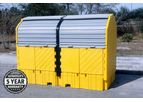 UltraTech - Model UT-1149 - Twin IBC Hard Top (with Drain)