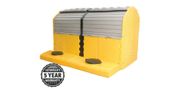 Modular IBC Spill Pallets - 2 Tank, Outdoor Model