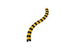 Ultra-Sidewinder - 3 Foot System w/Endcaps - Black & Yellow - Small