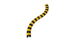 Ultra-Sidewinder - 3 Foot System w/Endcaps - Black & Yellow - Small
