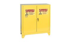 Eagle - Model 3010LEGS - Tower Safety Cabinet - 30 Gal - Self Closing