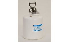 Eagle - Model 1523 - White Poly Disposal Safety Can - 5 Gallons