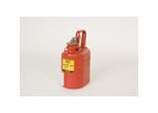Eagle - Model 1511 - 1 Gallon Red Poly Lab Safety Can