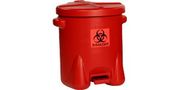 HDPE Biohazardous Waste Can