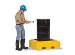 Ultra-Spill Pallet P1 Plus - 1 Drum - With Drain