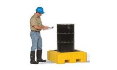 UltraTech - Model 9607 - Ultra-Spill Pallet P1 Plus - 1 Drum - With Drain