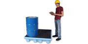 Ultra-Spill Pallet P4 Fluorinated - 4 Drum - No Drain